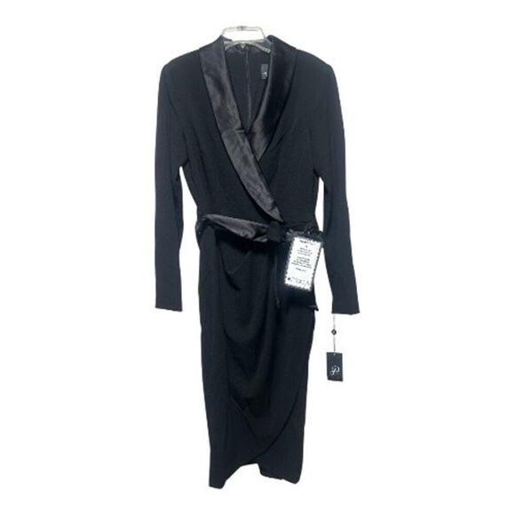 Adrianna Papell Tux long sleeve women’s dress - Picture 3 of 6